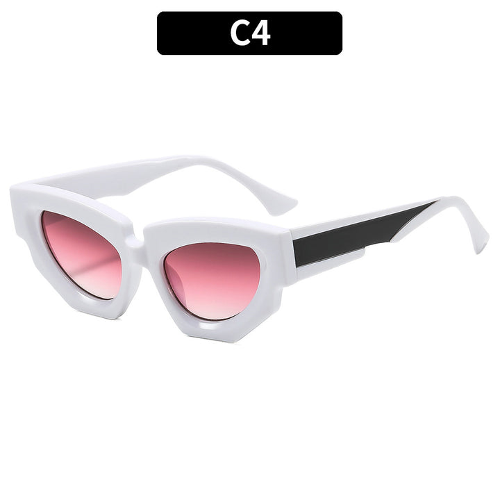 Statement Winkelform Angular Cat-Eye Sonnenbrillen