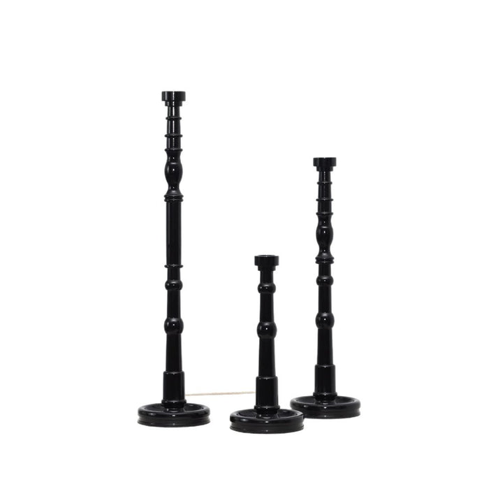 Elegantes dekoratives Kerzenhalter-Set