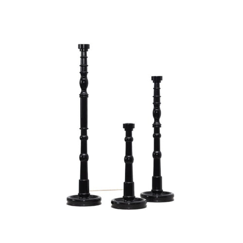 Elegantes dekoratives Kerzenhalter-Set