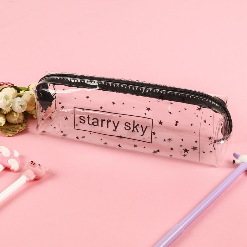 Transparente Federtasche Karnz