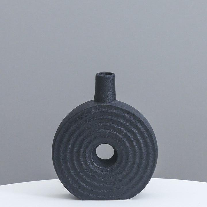 Dekorative runde Keramikvase Karnz