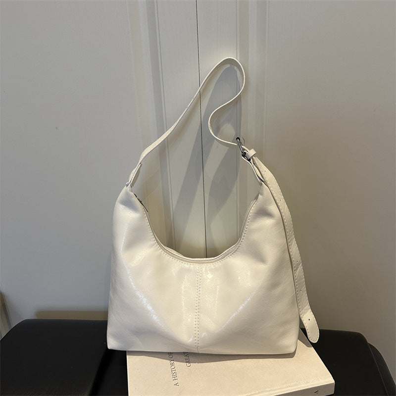Zeitgenössische weiche Leder Hobo Tasche