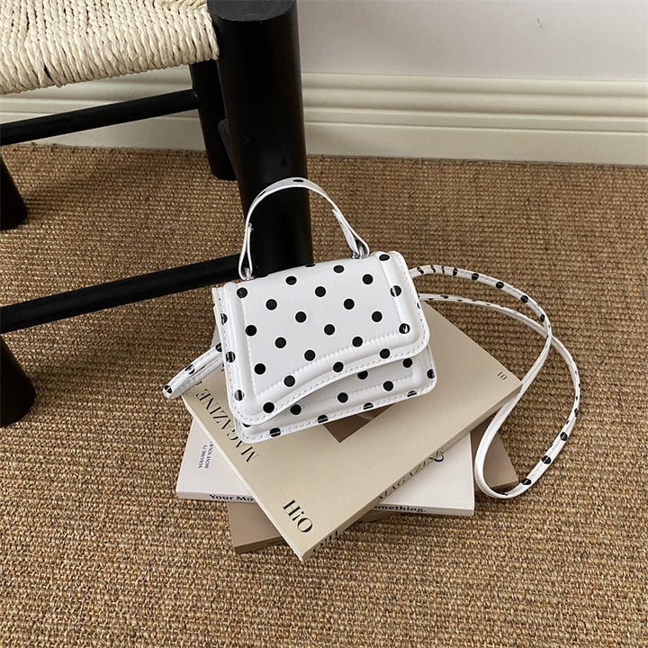 Polka Dot Muster Mini Umhängetasche