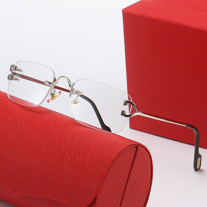 Damen Designer-Sonnenbrille mit elegantem Metallrahmen und polarisierenden Gläsern Karnz