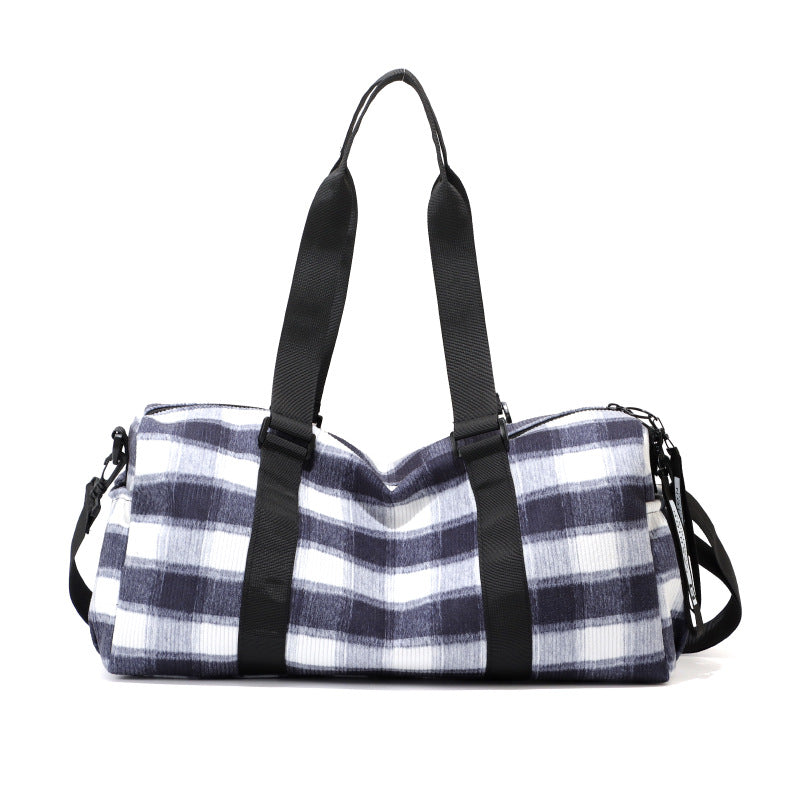 Stylischer karierten Gym Duffle Bag Karnz