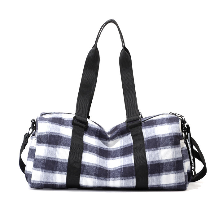Stylischer karierten Gym Duffle Bag Karnz