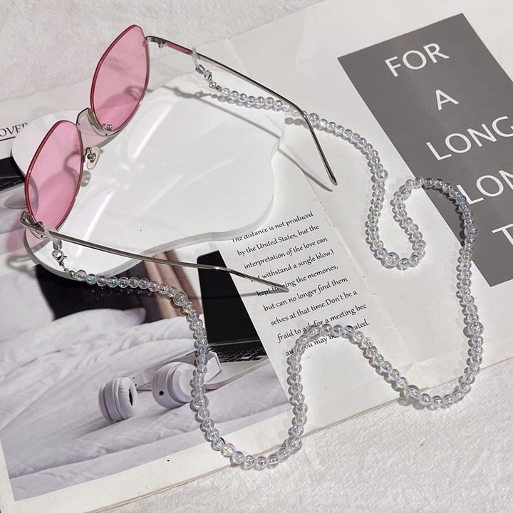 Mehrschichtige Perlen Eyewear Kette Karnz