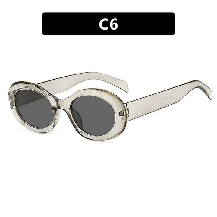 Damen trendige, transparente Sonnenbrille Karnz