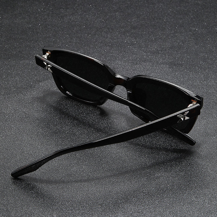 Damen modische Sonnenbrille im quadratischen Design mit hochwertigem UV-Schutz Karnz