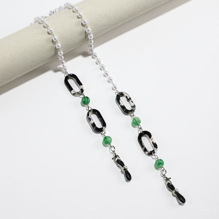 Chic Eyewear-Kette mit eleganten Perlen Karnz