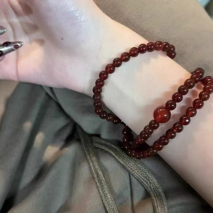 Natürliche Stein Perlenarmband Karnz