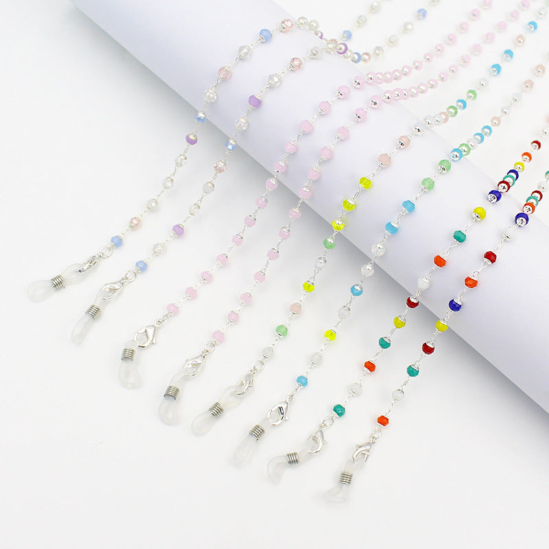 Stylische Perlen-Brillen-Kette Karnz