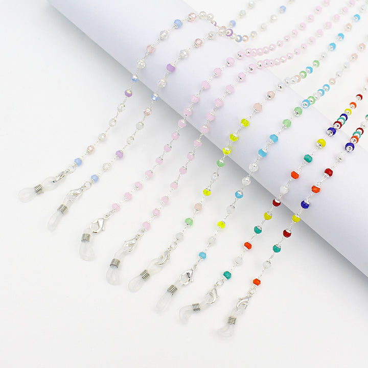Stylische Perlen-Brillen-Kette Karnz