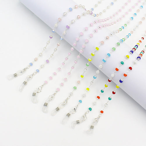 Stylische Perlen-Brillen-Kette Karnz