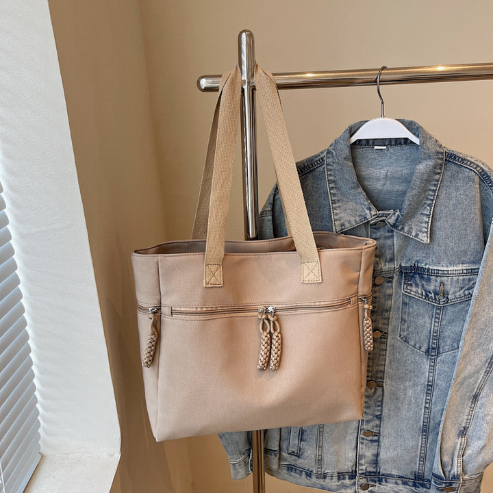 Vielseitige Reißverschluss-Canvas-Tasche Karnz