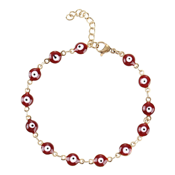 Buntes böse Augen Charm Armband Karnz