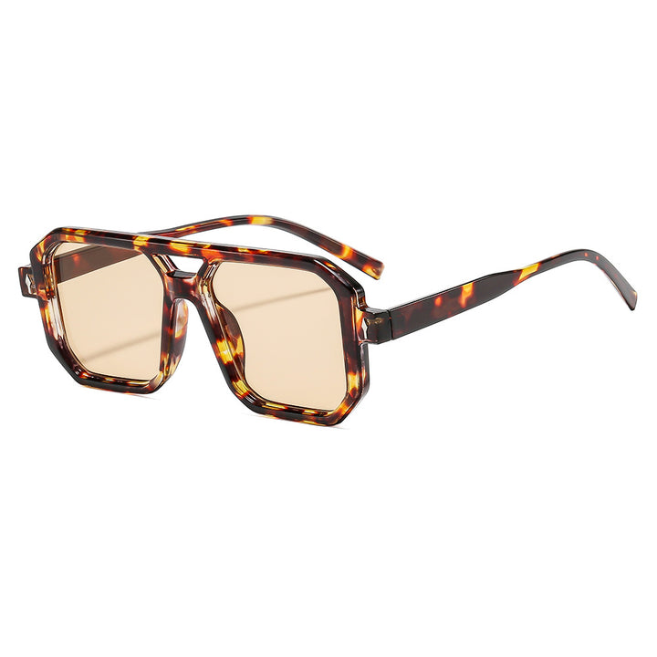 Bold Angular Oversized Sonnenbrille