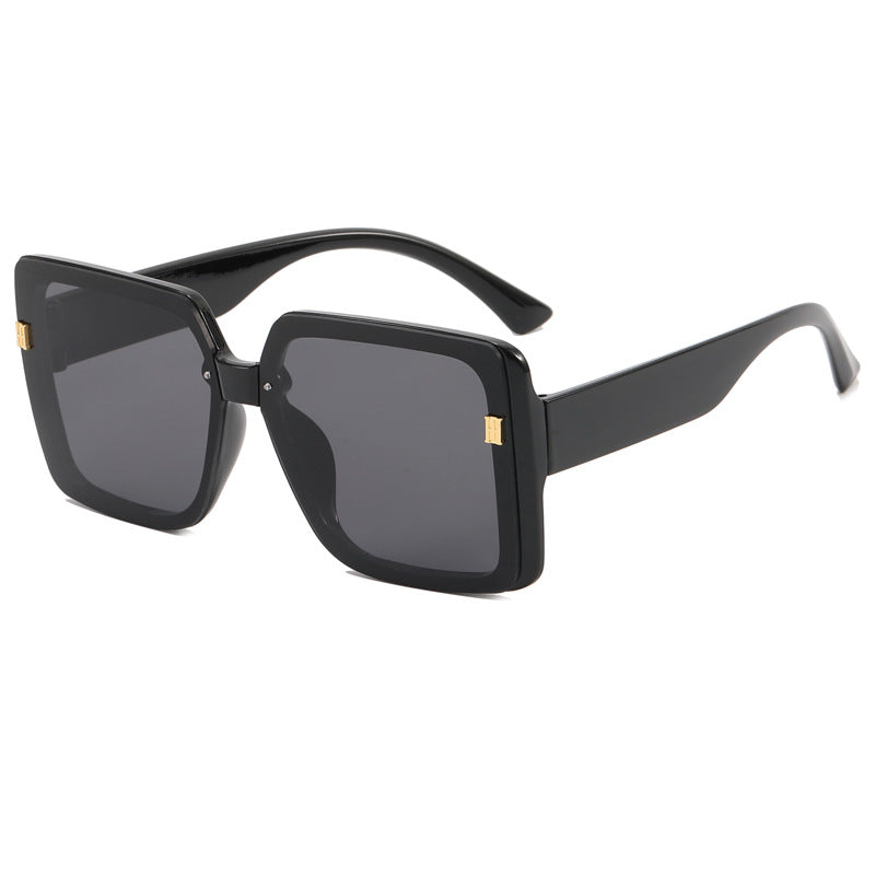 Damen trendige oversized quadratische Sonnenbrille Karnz