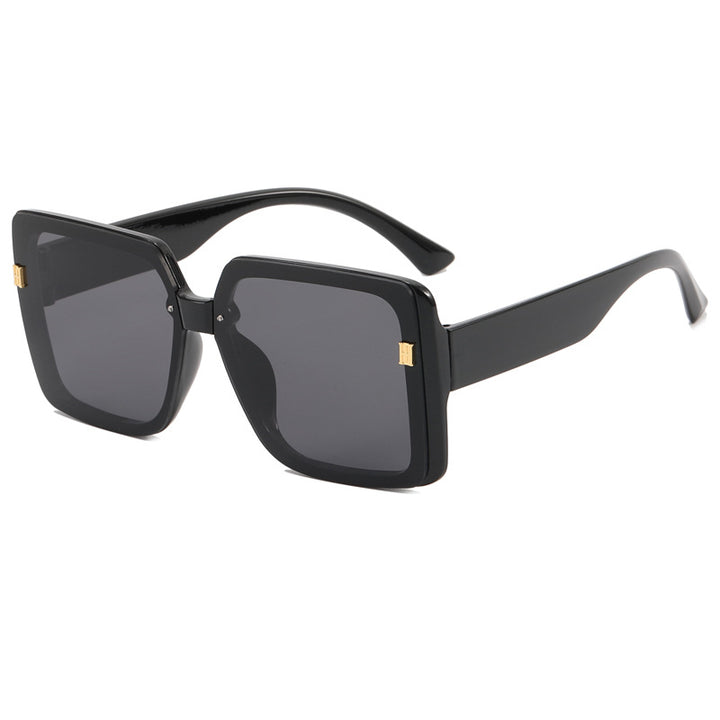 Damen trendige oversized quadratische Sonnenbrille Karnz