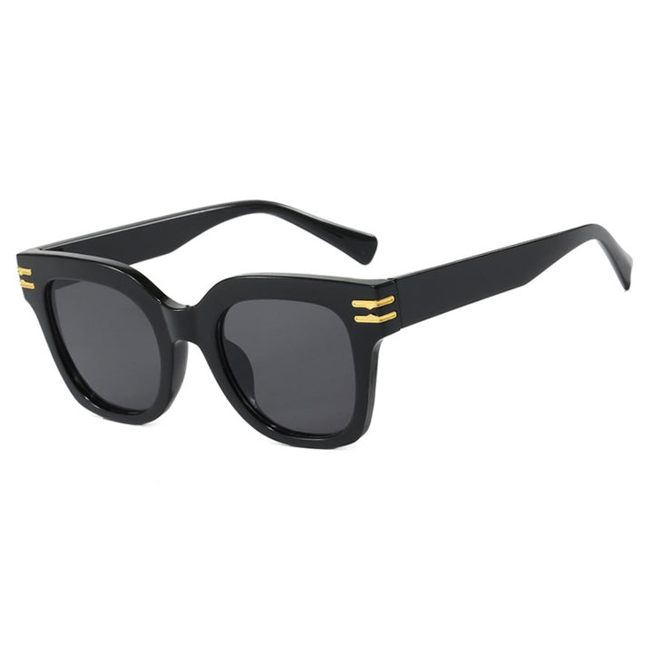 Damen modische Sonnenbrille mit eleganten Akzenten Karnz