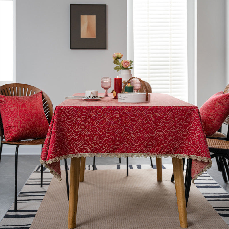 Vintage-Style Tischdecke