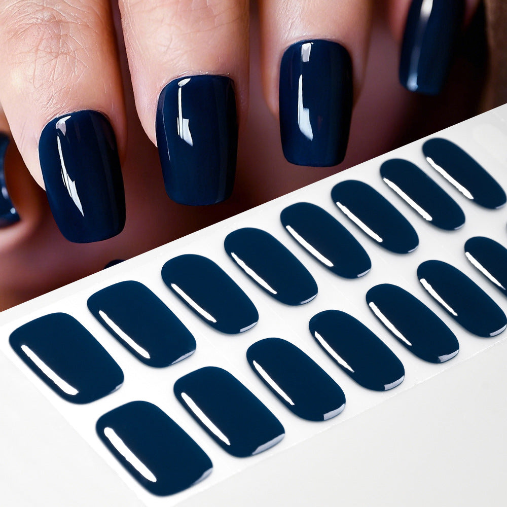 Hochglänzende Gel-Nagel-Wraps
