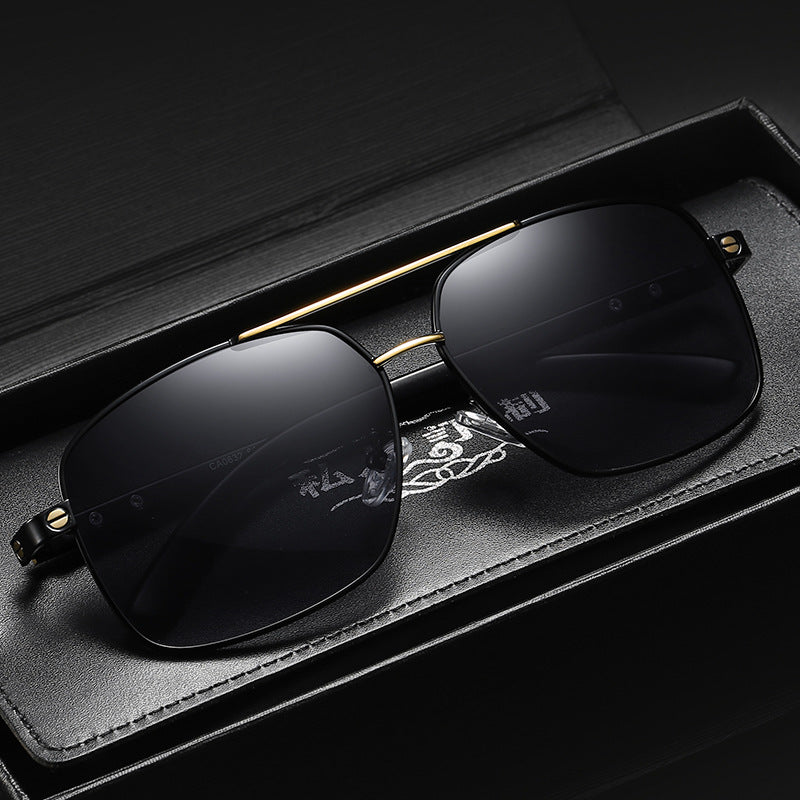 Damen stilvolle quadratische Sonnenbrille mit komfortablem Nasenpolster Karnz