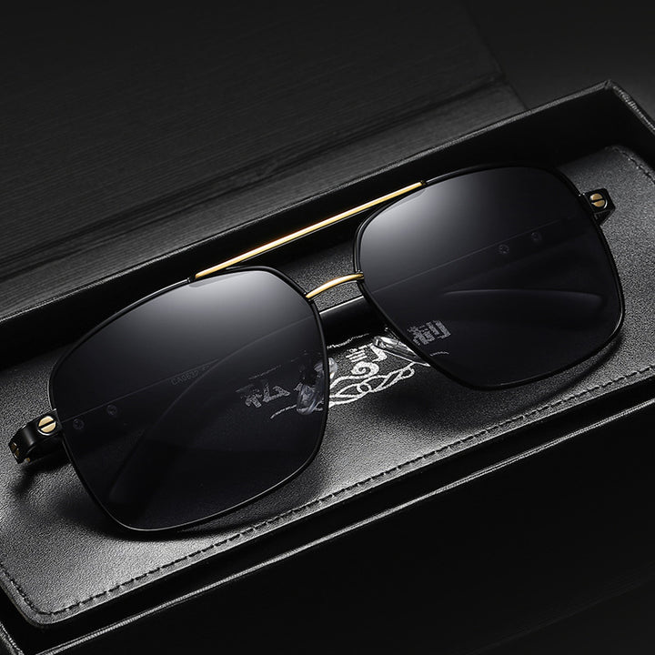 Damen stilvolle quadratische Sonnenbrille mit komfortablem Nasenpolster Karnz
