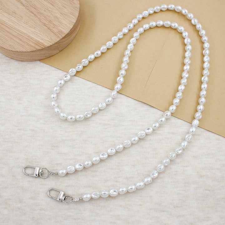 Elegante Perlen Brillen Kette Karnz