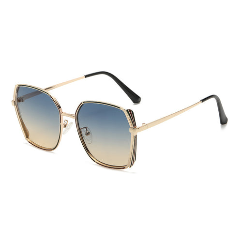 Damen große und elegante Sonnenbrille Karnz