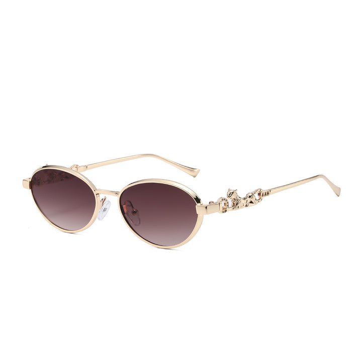 Dekorative ovale Rahmen-Sonnenbrille Karnz