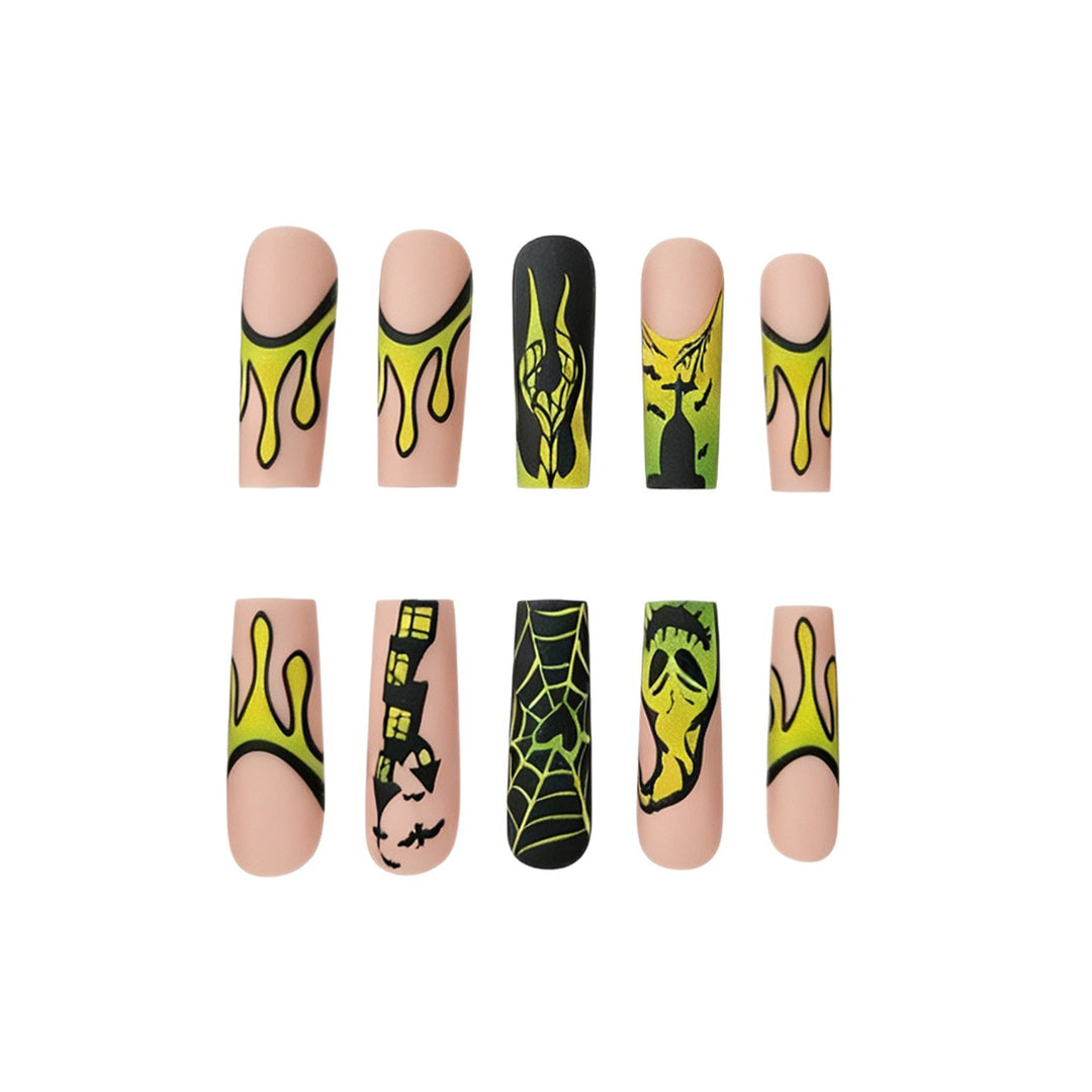 Theatrale Halloween Nagelkunst Karnz