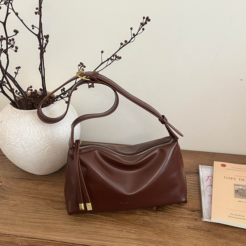 Elegante Leder-Clutch
