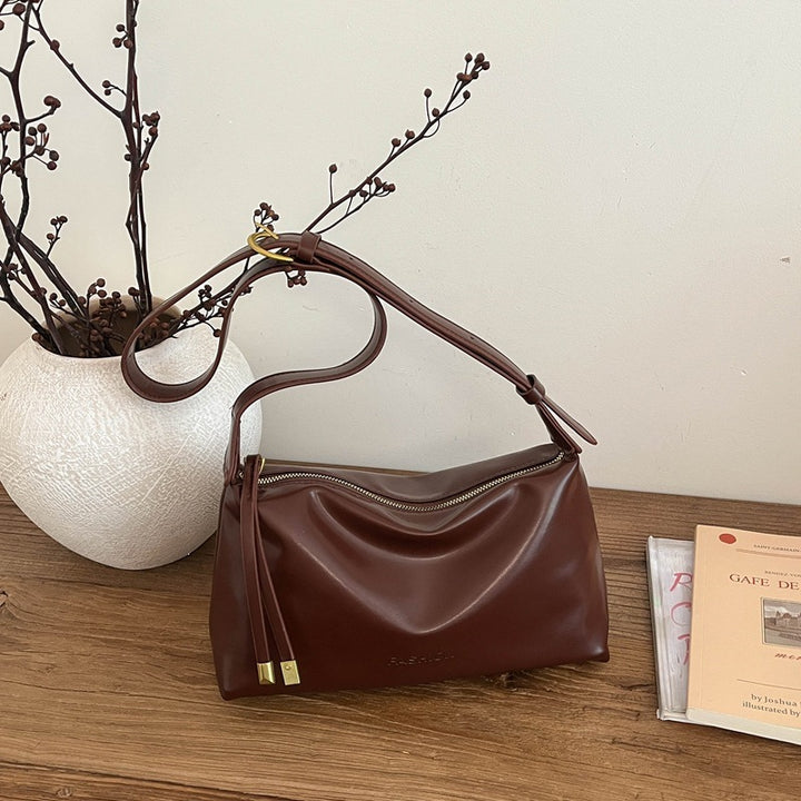Elegante Leder-Clutch