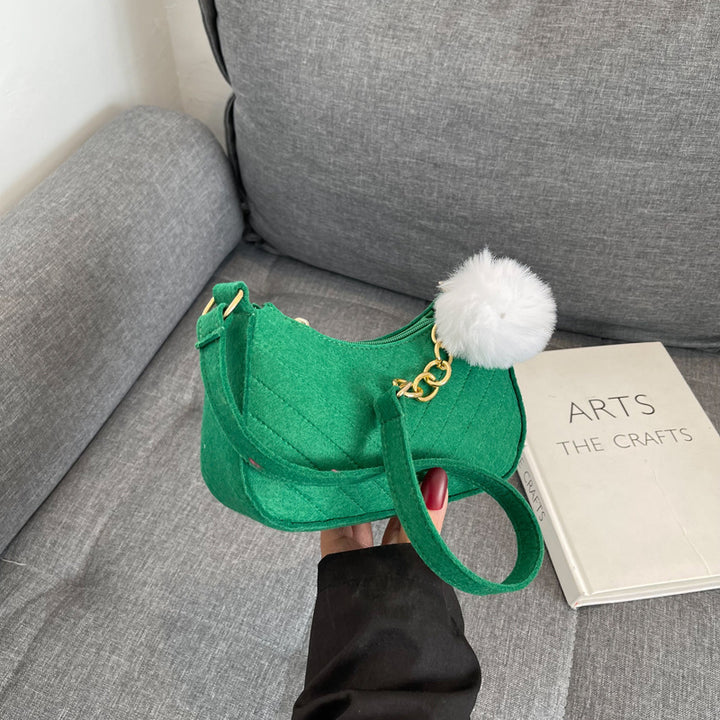 WoStylish Kunstfell Mini Handtasche Karnz