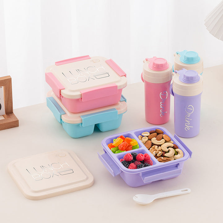 Dual-Compartment Meal Prep Lunch Box