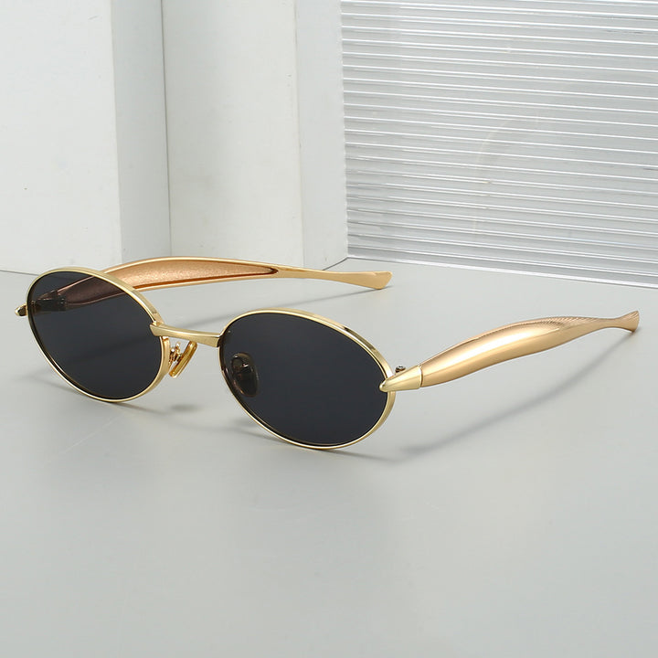 Elegante ovale Rahmen-Sonnenbrillen Karnz