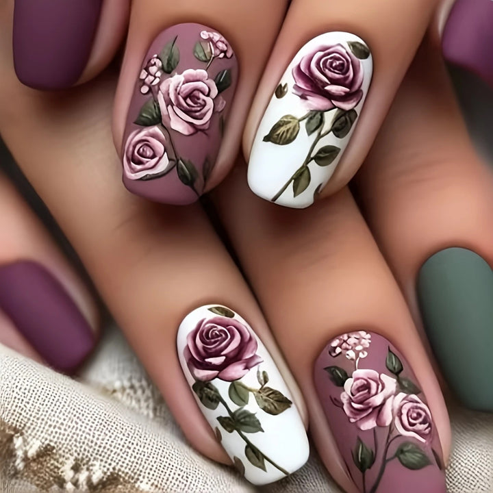 Floral Acryl Nagelkunst Verbesserungen Karnz 1789915912