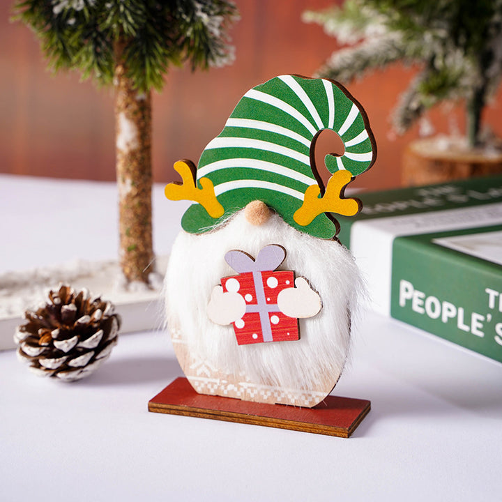 Weihnachtsmann Dekofigur im rustikalen Design Karnz