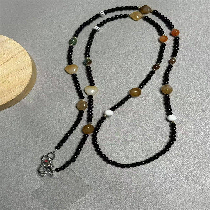 Stylischer Perlen-Eyewear-Lanyard Karnz