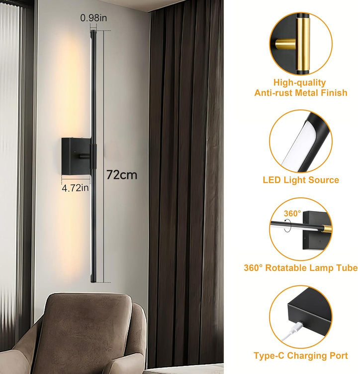Moderne Minimalistische LED Wandleuchte