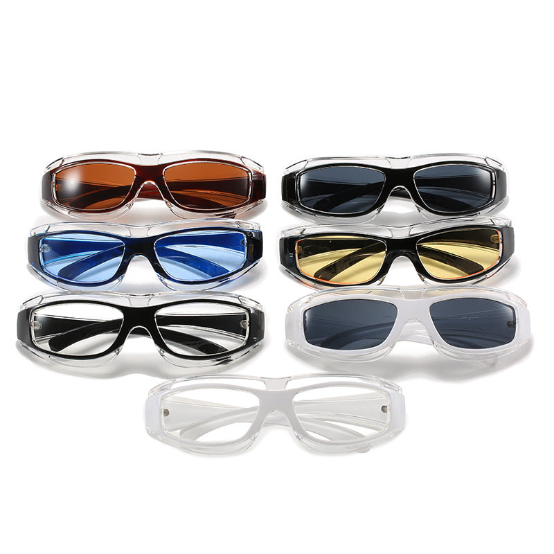 Damen Sportliche Sonnenbrille mit aerodynamischem Design und polarisierenden Gläsern Karnz
