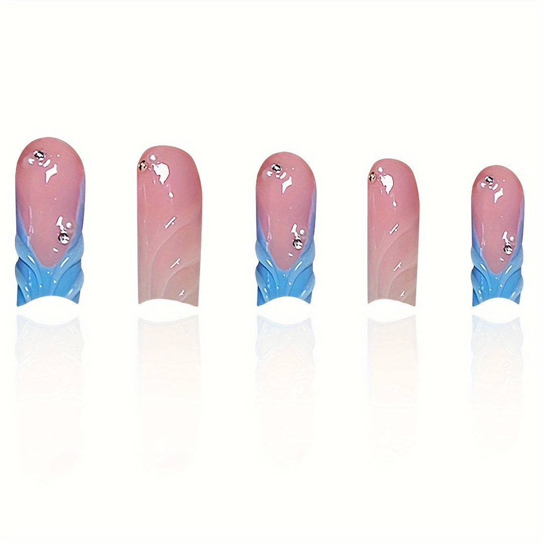 Künstlerische Gel-Nagelerweiterungen Karnz