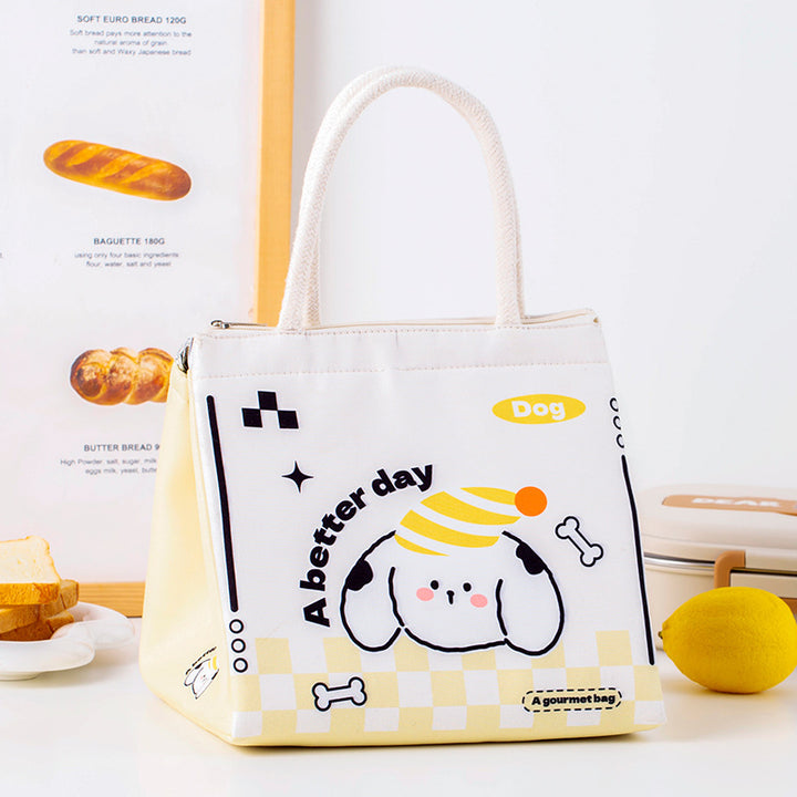 Isolierte Lunch-Tasche mit süßem Bären-Design
