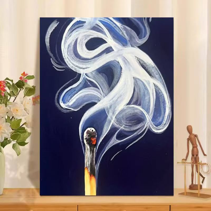 Abstract Smoke Art Print Karnz