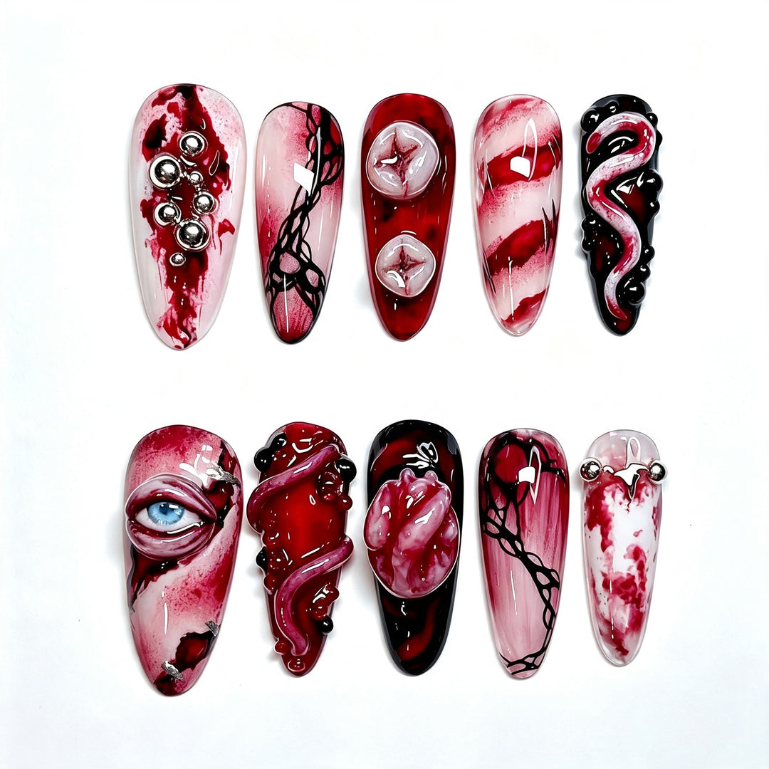 Künstlerische Nagelkunst Karnz