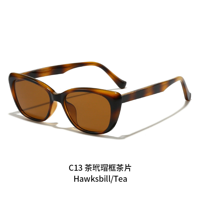 Damen elegante Sonnenbrille im modernen Cat-Eye-Stil Karnz