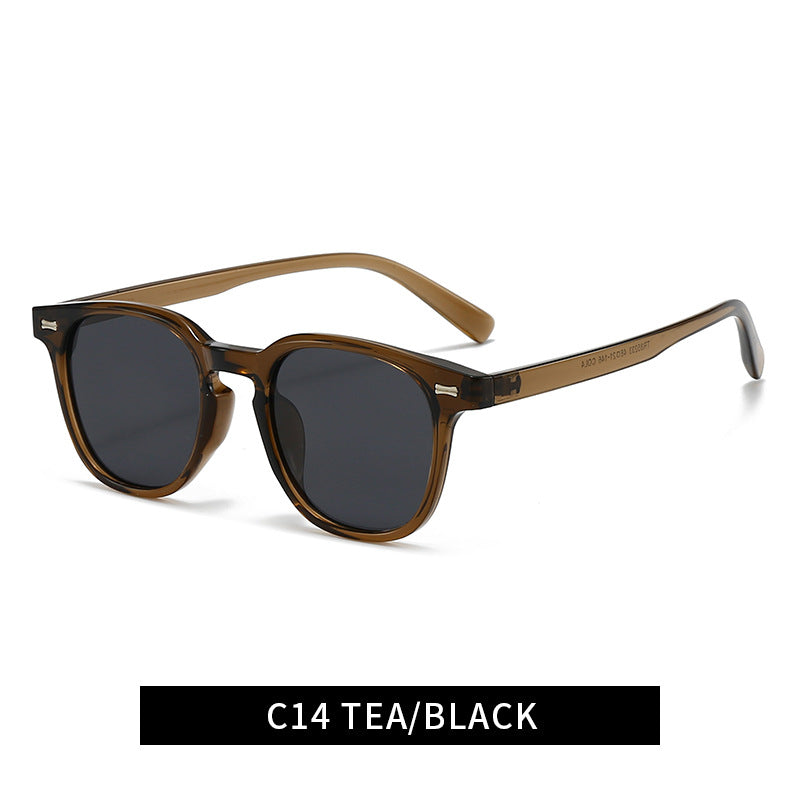 Damen trendige Sonnenbrille mit quadratischem Rahmen Karnz