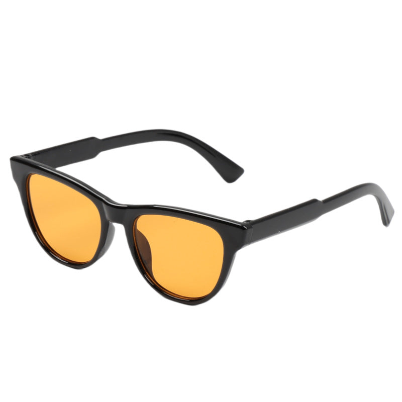 Damen modische oversized Sonnenbrille mit animalischem Muster Karnz