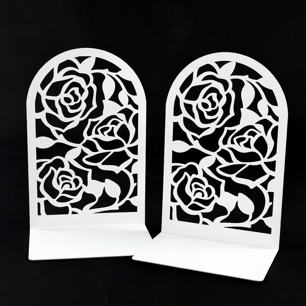 Künstlerisches Blumenbuchstützen-Set